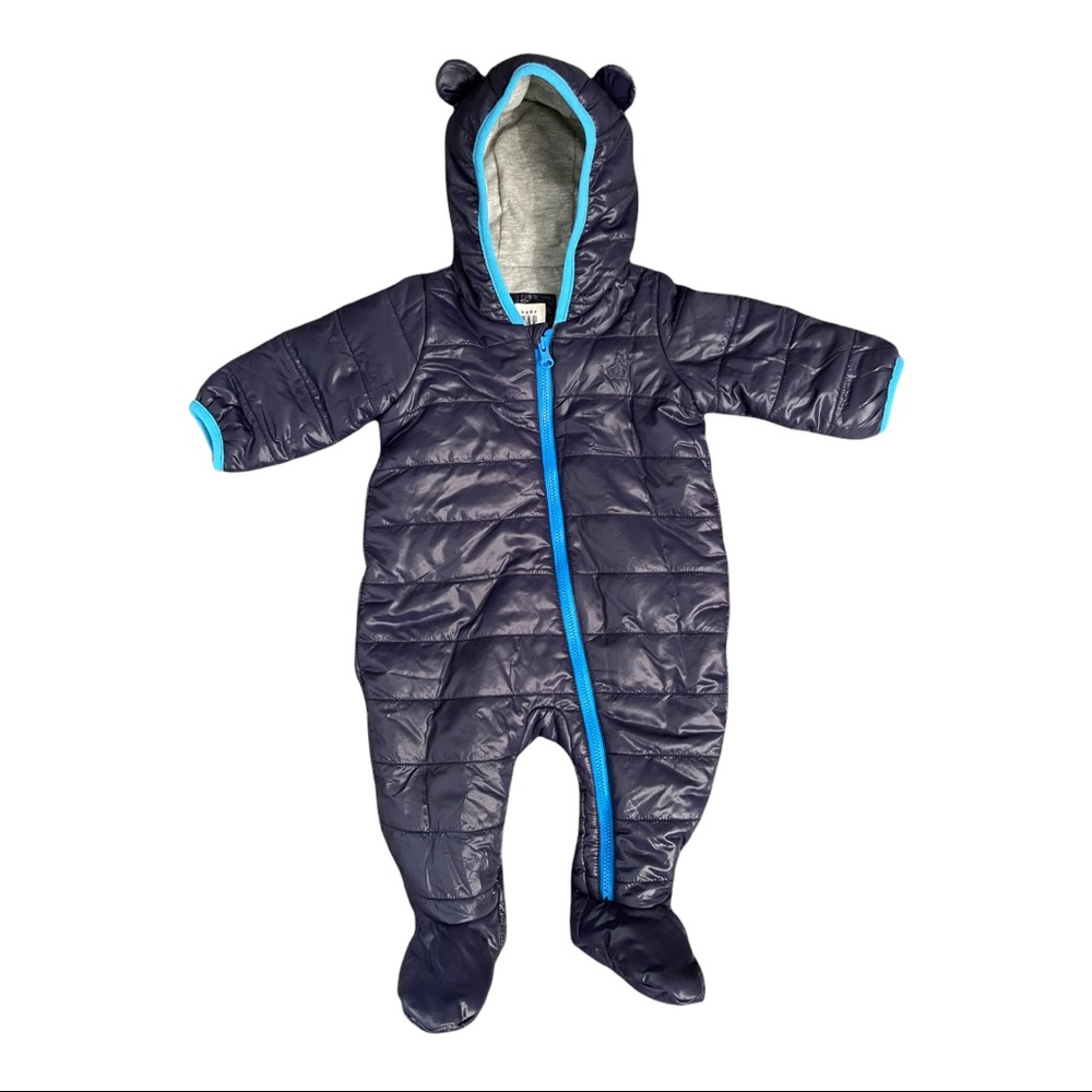 GAP PRIMALOFT BABY SNOWSUIT COAT JACKET ZIPPER UP